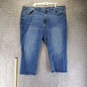 Arizona Jeans Mens 48x22 Blue Relaxed Straight Stretch Denim *Read*
